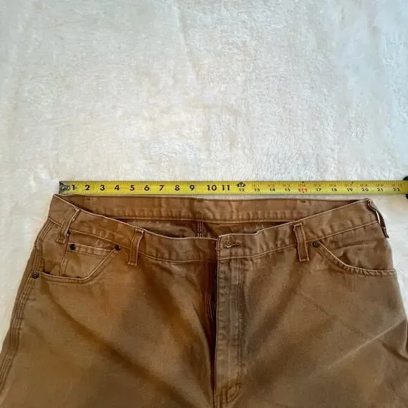 Dickies Men’s Vintage Brown Duck Canvas Carpenter Pants‎ Size 42x30 Chores - Picture 7 of 7